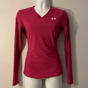 Under armour women’s small pink long sleeve